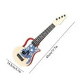 thumbnail image 6 of LanSuare Classical Guitar Musical Toy, Simulation Ukulele Guitar Toy, 4 Strings Guitar Ukulele Early Educational Learning Toy for Preschoolers, Beginner Guitar Birthday Gift, Red, 6 of 6