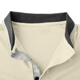 thumbnail image 5 of Txeol Long Sleeve Golf Shirt Men with Pocket Casual Button Collared Slim Fit T-Shirts,Beige,XXL, 5 of 8