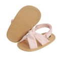 thumbnail image 4 of Baby Sandals Summer Baby Girls Solid Color Soft Sole Shoes, 4 of 6