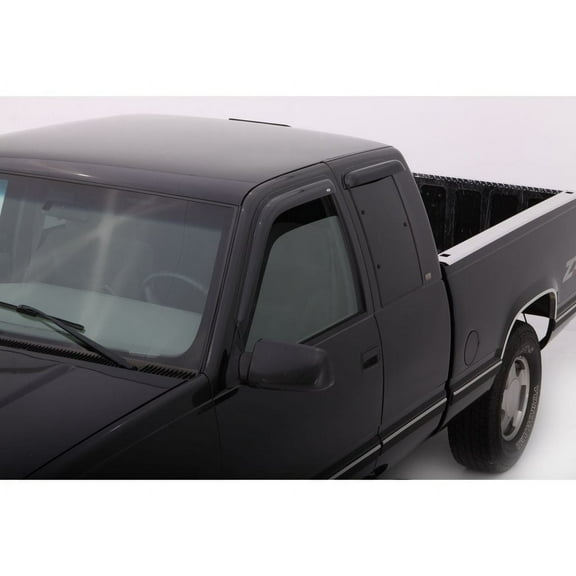 AVS 88-99 Chevy CK Ext. Cab Ventvisor Outside Mount Window Deflectors 4pc - Smoke