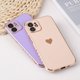 thumbnail image 3 of Funda de teléfono con forma de corazón para iPhone 11, color blanco, TPU, protección total, 3 of 4