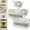 White, variant on Bathroom Products Shower Nozzle Butterfly Suction Cup Soap Holder Gold