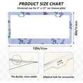 thumbnail image 3 of Coolnut Lavender License Plate Frames 2pcs, Aluminum Universal Car License Plate Holder with Round Hole for US Vehicles, 12"x 6", 3 of 7