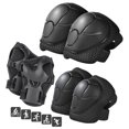 thumbnail image 2 of Rodilleras Protección Ciclismo 6 unids/set soporte de codo de rodilla niños transpirables para deportes al aire libre (negro) Sywqhk Para Estrenar, 2 of 8