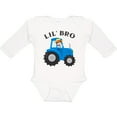 thumbnail image 3 of Inktastic Farmer Tractor Little Bro Boys Long Sleeve Baby Bodysuit, 3 of 5