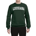 thumbnail image 2 of Wild Bobby State of Louisiana College Style Unisex Crewneck Sweatshirt, 2 of 6
