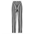 thumbnail image 6 of HAPIMO Men's Business Suit Pants Straight Leg Slacks Holiday Casual Relaxed Athletic Dungarees Stripe Mid Waist Zipper button Trendy Trousers Black XXXL, 6 of 6