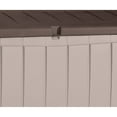 thumbnail image 2 of Keter 243397 Weatherproof Novel Large 90 Gallon Pool Storage Deck Box, Brown, 2 of 8