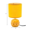 thumbnail image 3 of Ceramic Table Lamp With Shade Jolene Yellow, 3 of 3