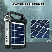 Portable Generator, Welan Portable Power Station with LED Light, Solar Power Bank