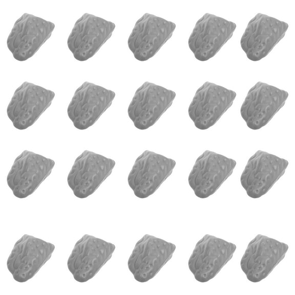 100pcs Miniature Terrarium Diorama Supplies Fake Plastic Rocks Realistic Rock Stone Model Train Scenery Accessories For Garden Landscapes And Scenes