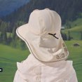 thumbnail image 5 of Krdevn Kids Capybara Print Sun Hat, Wide Brim Neck Flap UPF 50+ Hat Size:3-10 Years, 5 of 5