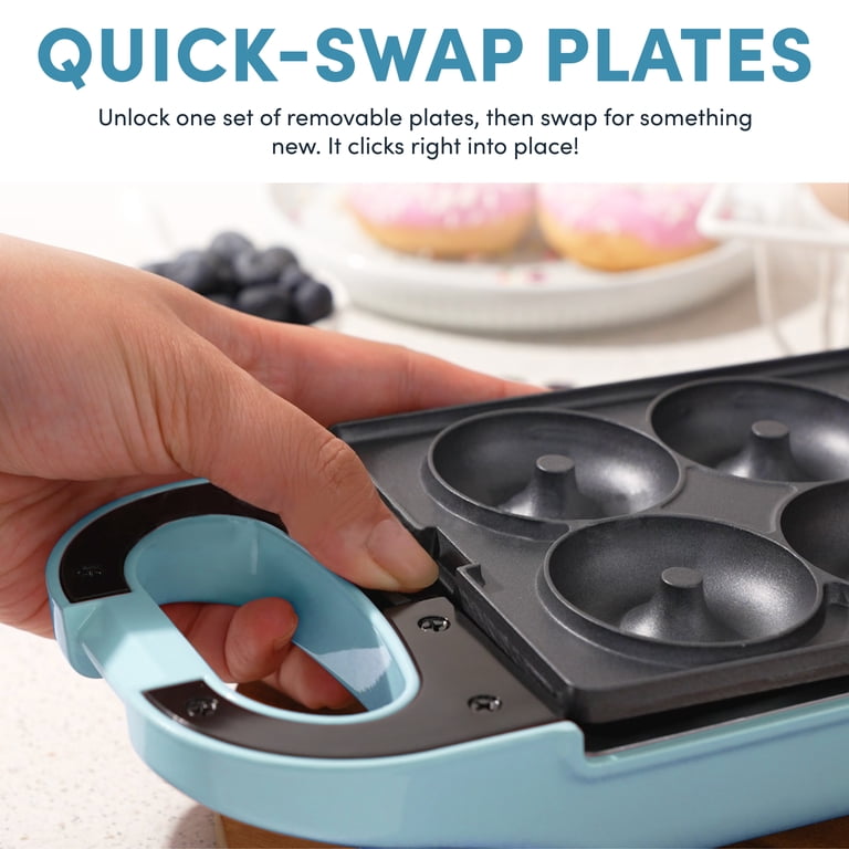 Flip Waffle and Donut Maker with Interchangeable Plates photo 3