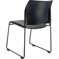thumbnail image 3 of NPS 8700 Series 30.75" Modern Cafetorium Plush Vinyl Stack Chair in Blue, 3 of 5
