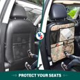 thumbnail image 6 of WOBOGO Rose Civet Cat Backseat Car Organizer Footed Universal Car with Touch Screen Tablet Holder Rear Seat Protector, 6 of 7