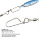 thumbnail image 3 of Conector De Señuelo De Línea De Pesca, Conexión Rápida, Fuerza De Tracción Fuerte, Giratorios De Pesca De Alta Dureza, Rodamiento De Bolas De Acero Inoxidable 304 Para Pesca, 3 of 7