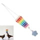 thumbnail image 3 of Hens Chopking Xilófono, Xilófono de Madera de Pollo Segura Natural Con Llaves de Metal Mirror Bell 8 Para Gallinas para Loros para Atraer Polloer, 3 of 7