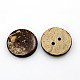 thumbnail image 2 of Coconut Buttons 2-Hole Flat 20x2.5mm Hole: 2mm Round Coconut Brown, 2 of 2