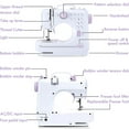 Mini Sewing Machine for Beginners, 505 Sewing Machine with Reverse