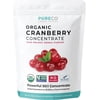 Pure Co Organic Cranberry Juice Concentrate for Urinary Tract Health Support, 200 Servings, 100g