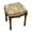 Wood Stain, variant on 123 Creations WFS020XXBE Tan Seashells Upholstered Wooden Vanity Stool, Antique White