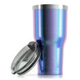 thumbnail image 4 of RTIC 30 oz Stainless Steel Insulated Tumbler, Splash-Proof Lid, Pacific Glitter, 4 of 6