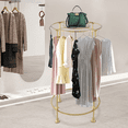 thumbnail image 4 of Gold Freestanding Round Garment Display Retail Rack Clothes Store Display Rack, 4 of 14