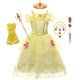 thumbnail image 1 of Vestidos de princesa Rapunzel para niñas, regalo de fiesta, Bella, Cenicienta, Aurora, Blancanieves, Sofía, malla, disfraz de cumpleaños Fivean unisex, 1 of 2