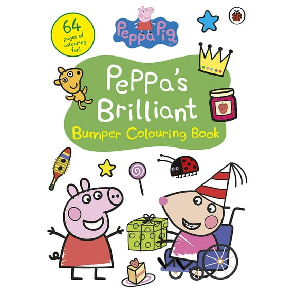 Peppa Pig: Peppa's Brilliant Bumper Colouring Book (Paperback)