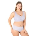 thumbnail image 3 of POSESHE Women's Wireless Full Coverage Support Seamless Bra, Great For Large Breast, 3 of 6