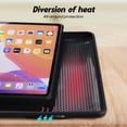 thumbnail image 3 of Slim Case for Apple iPad Pro 13 Inch M4 2024, PU Leather Lightweight Hand Strap Stand Feature Drop Protection Back Cover for iPad Pro 13" 2024, Brown, 3 of 7