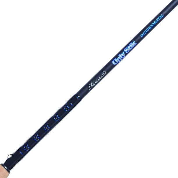 blue ugly stik fishing rod Carbon Jigging Casting Unscratched sparkle barges with nuclear Ugly Stik Intercoastal Spinning Rod,