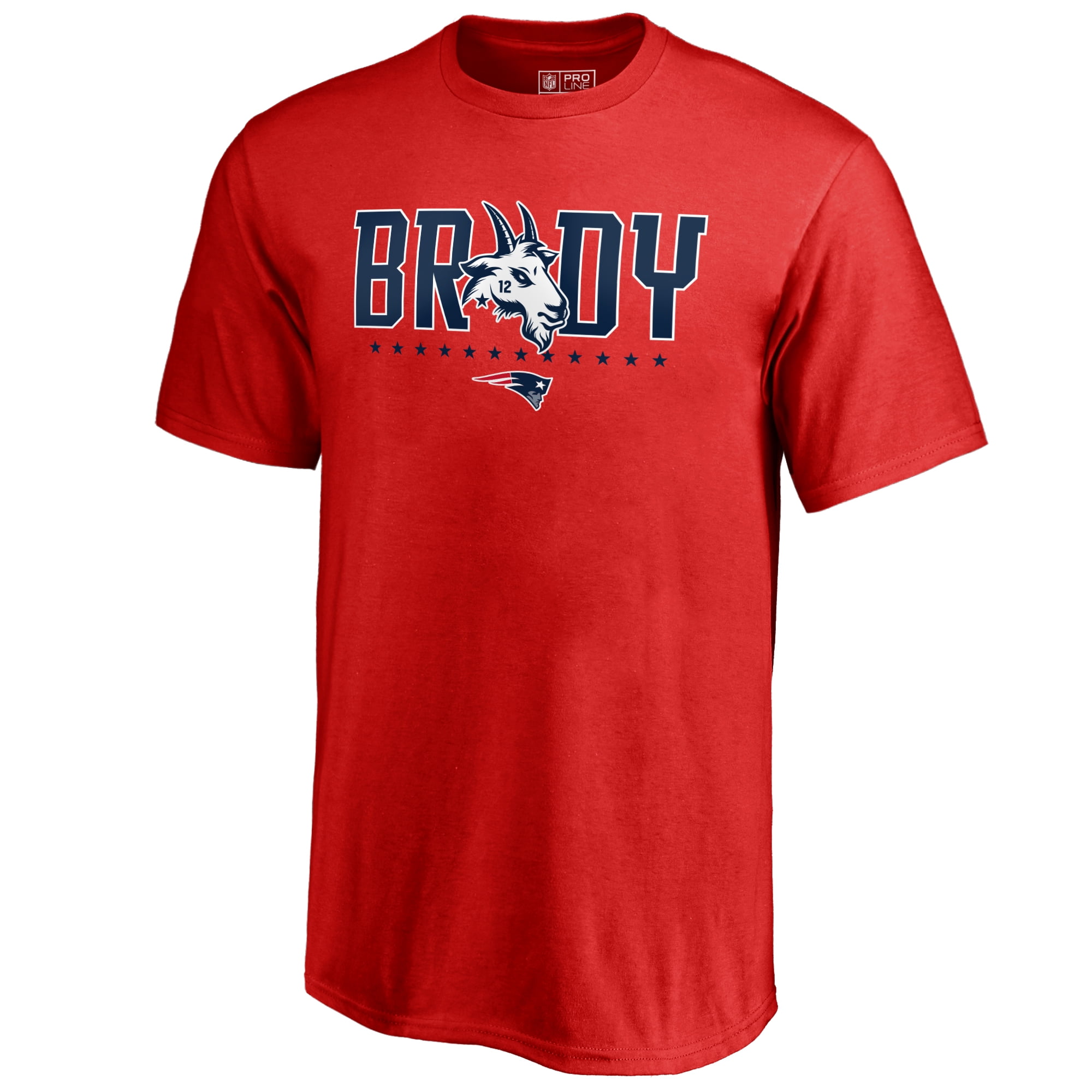 red new england patriots shirt