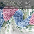 thumbnail image 6 of Cloth Napkins Set of 4 - 20x20 Inches, Blue Pink Hydrangea Washable Reusable Table Napkins, Eucalyptus Leaves Grey Plaid Soft & Absortbent Dining Napkin for Party Wedding Hotel Restaurant, 6 of 8