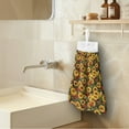 thumbnail image 3 of ZIATUBLE Sunflower Dish Towels for Kitchen Absorbent Bathroom Hand Bath Towel Easy to Clean Dish Towel Hand Towels with Snap Button Hanging Hand Towels with Loop Dish Cloths, 3 of 7