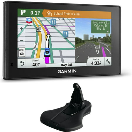 Garmin 010-01540-01 DriveSmart 60LMT GPS Navigator Friction Mount Bundle includes Garmin DriveSmart 60LMT and Portable Friction Mount (Flexible