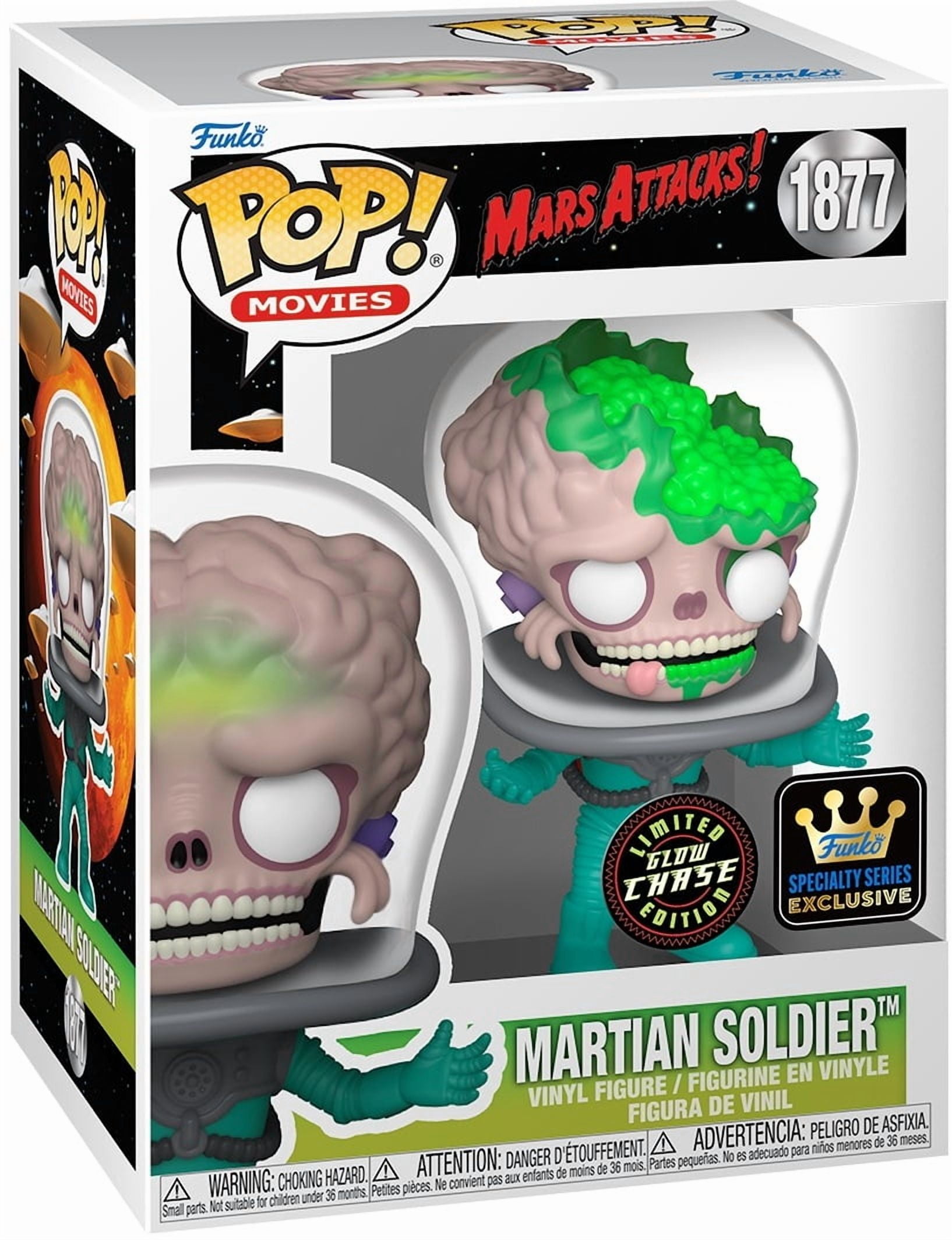 SF・ファンタジー・ホラー funko POP MARS ATTACKS MARTIAN 01 Funko POP! Movies: Mars Attacks Martian Soldier (SPC) Glow