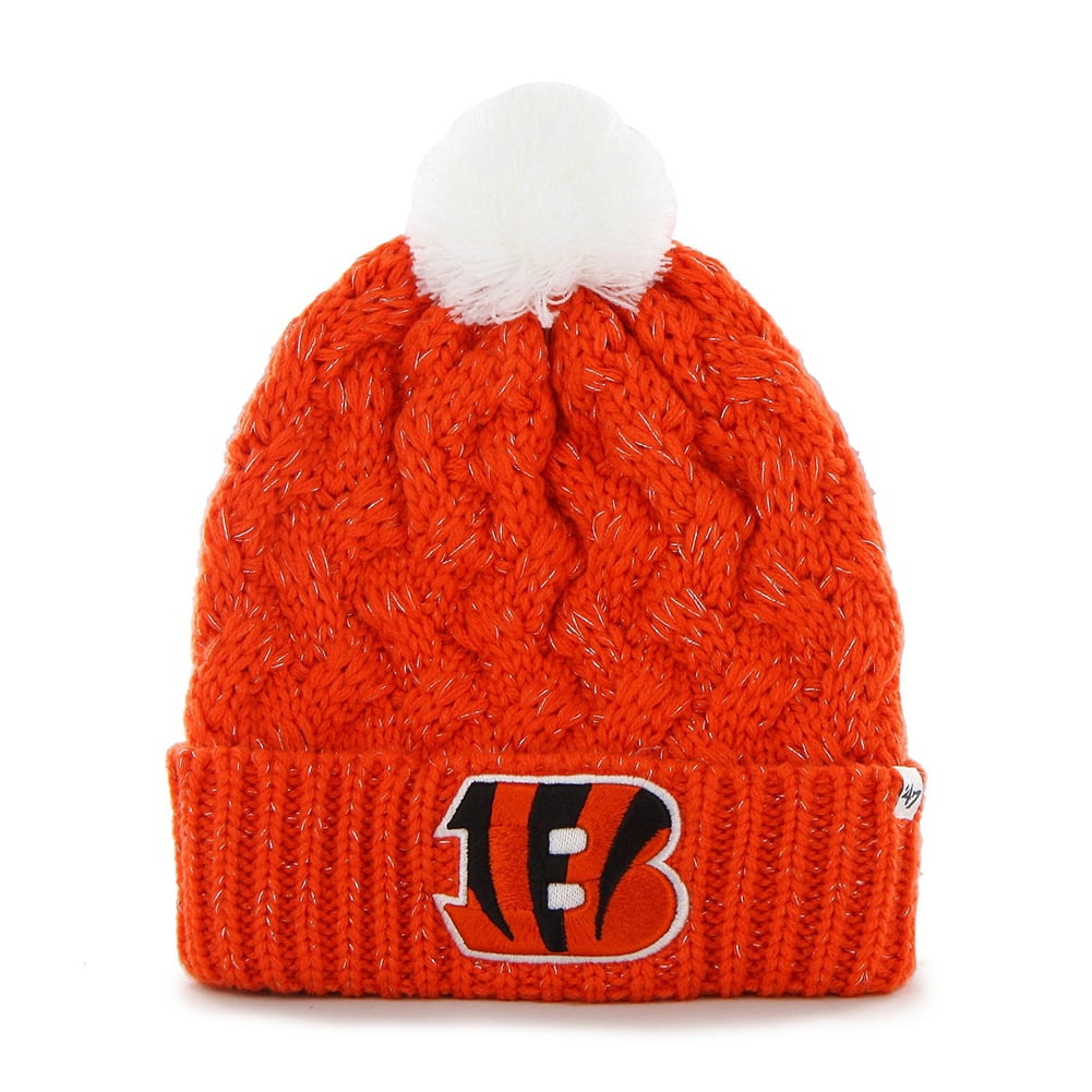 Cincinnati Bengals 47 Brand Womens NFL Fiona Cuff Knit Beanie by 47 Brand
