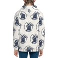 thumbnail image 4 of Youth Zip Up Hoodie - Vintage Goat cute print Soft Sweatshirt Long Sleeve Casual Essentials Hoodie for Boys or Girls, 4 of 5