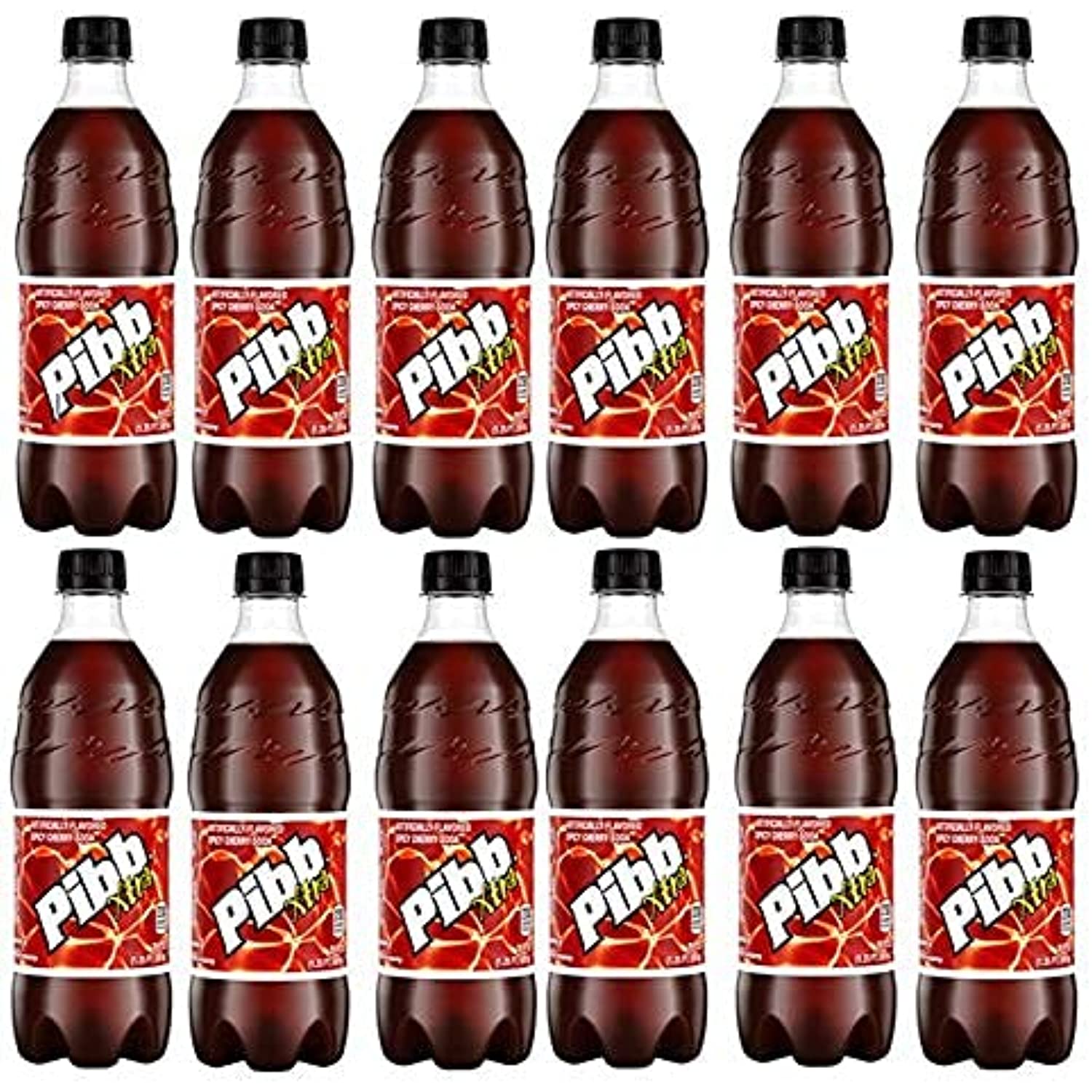 4 Set Pibb Xtra Soda, 20 Fl Oz Bottles (Pack Of 12, Total Of 240 Fl Oz