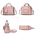 thumbnail image 4 of Bolsos y carteras de moda para mujer, bolsos de hombro de cuero con asa superior para mujer, bolsos pequeños tipo tote., 4 of 8