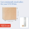 thumbnail image 4 of Unfinished Wooden Blocks 3/4 inch, Pack of 3500 Small Wood Cubes for Crafts and DIY Home Décor, by Woodpeckers, 4 of 8