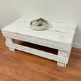 thumbnail image 3 of del Hutson Natural Barnwood Rustic Farmhouse Coffee Table, White, 3 of 7