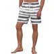 thumbnail image 4 of INSPIRAR CHIC Pantalones de baño de verano para hombres con patrón de teñido anudado y cintura elástica 28 Negro, 4 of 5
