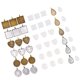 thumbnail image 5 of 48 piezas de cabujón de cristal, bandejas colgantes de bisel para joyas, cabujón de cúpu, cabujón de cristal, cabujón en , joyería DIY Pta bronce BLESIY Bandejas colgantes del bisel, 5 of 8