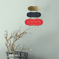 thumbnail image 5 of Designer No Soliciting Neighbors Welcome Sign(Light Grey / Burgundy) - Medium, 5 of 6