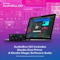 thumbnail image 4 of PreSonus AudioBox GO | USB-C Audio Interface for music production with Studio One DAW Recording Software, Music Tutorials, Sound Samples and Virtual Instruments, 4 of 5