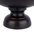 thumbnail image 4 of Koyal Wholesale Bronze Modern Minimalist Round Pedestal Bowl Metal Compote Bowl Vase Ideal for Centerpiece, 10" x 7", 4 of 5