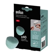 Braun Manual Nasal Aspirator Replacement Filters, 40-Count, BNF040