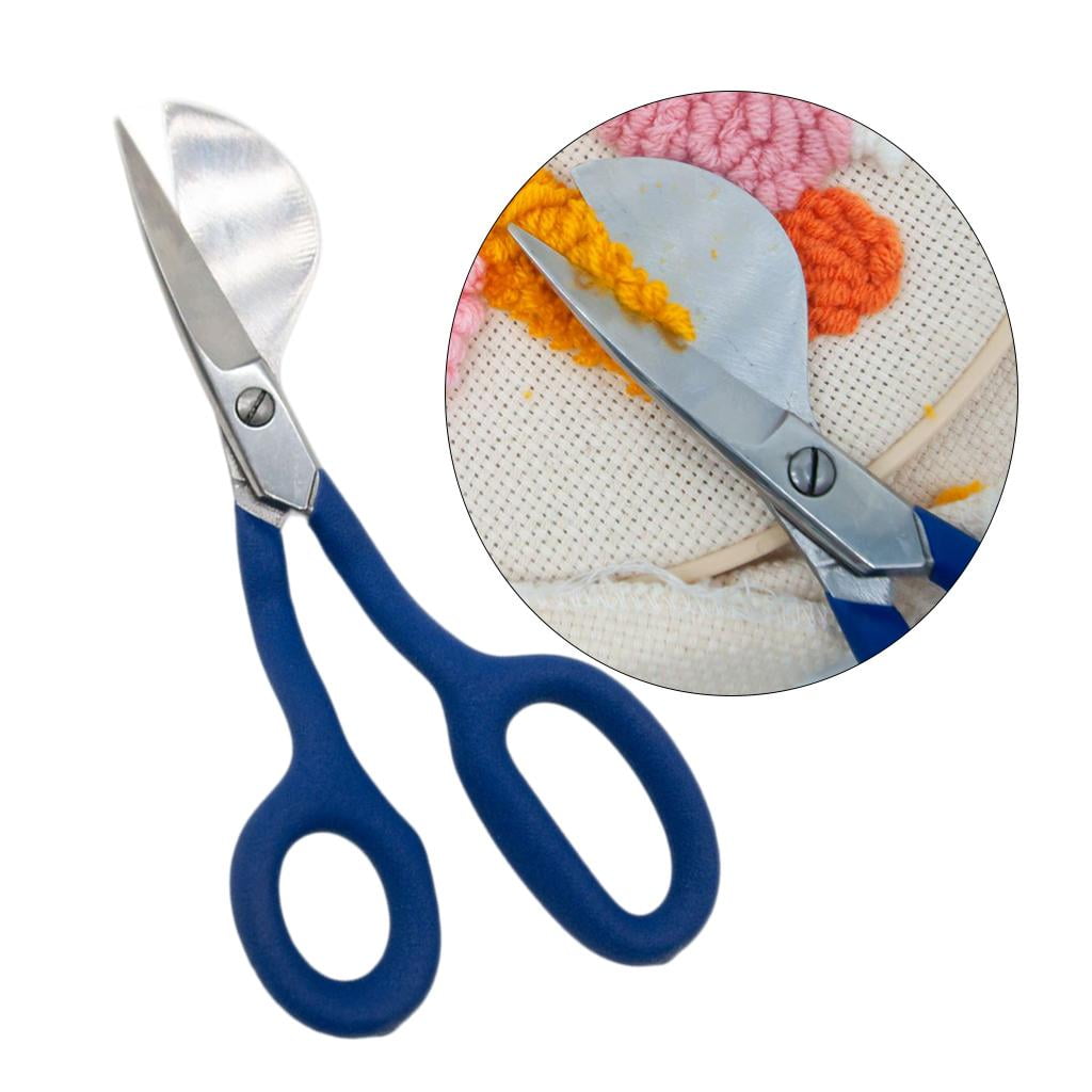 FVDPWYE Embroidery Embroidery Scissors 7" Paddle Shaped Blade Shears Duckbill Knife Edge
